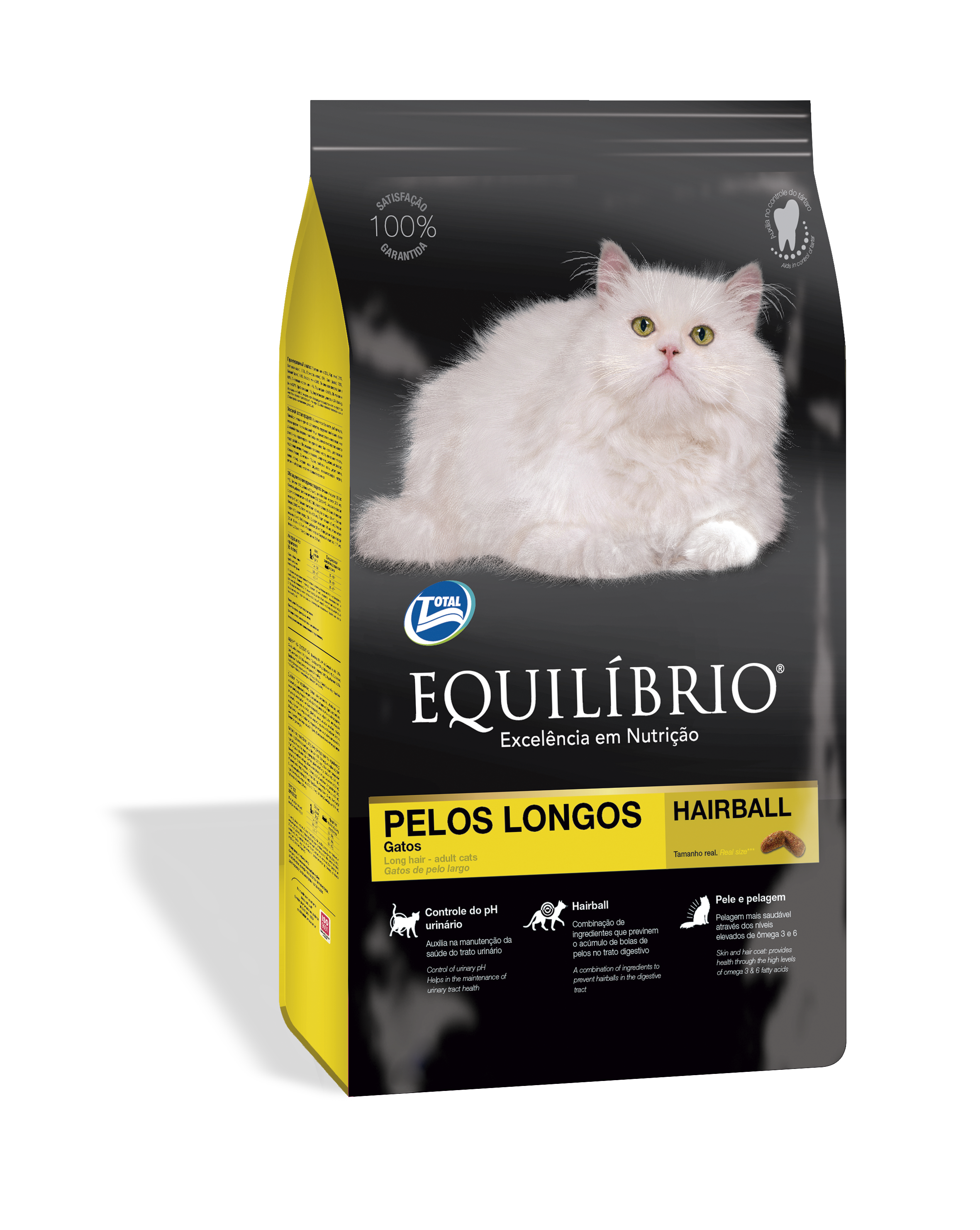 Equilibrio Adulto Pelos Largos para Gato 1,5 Kg