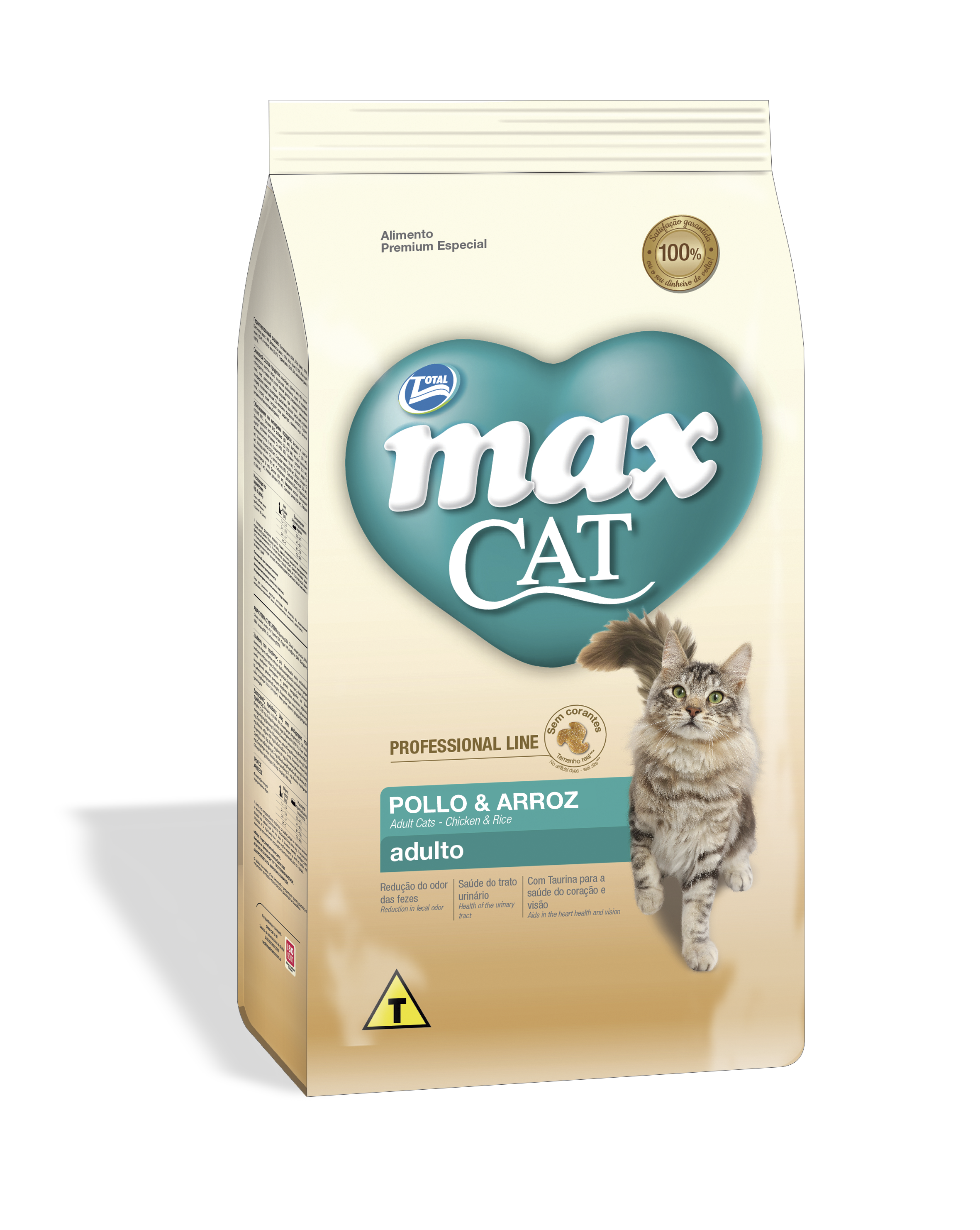 Max Cat Professional Line Adulto Frango & Arroz 1 Kg