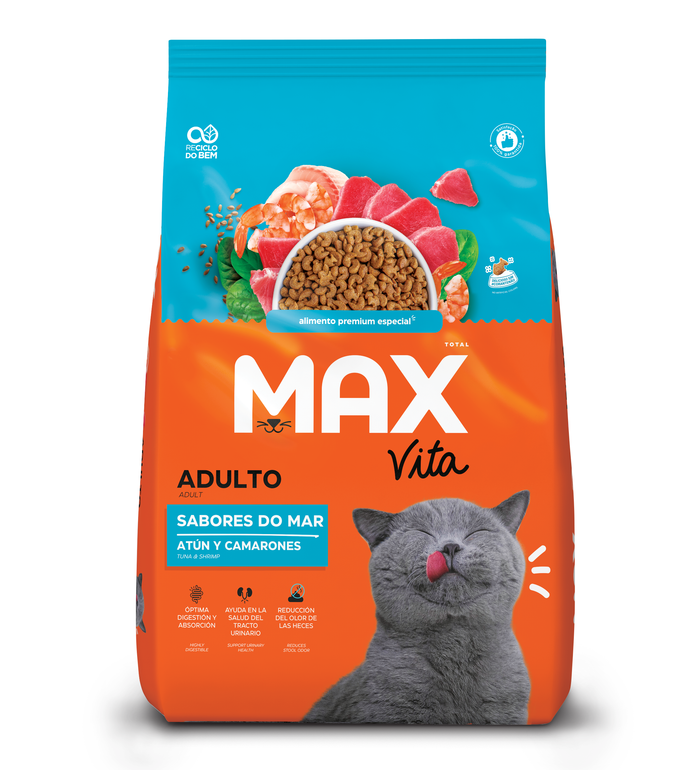 Max Vita Adulto Sabores de mar para Gato 1 kg