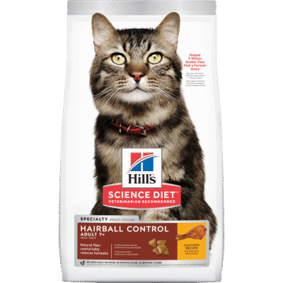 Hairball Adult 7+ Hills Gatos Adulto 7+ 3, 5Lbs Control Bolas de Pelos